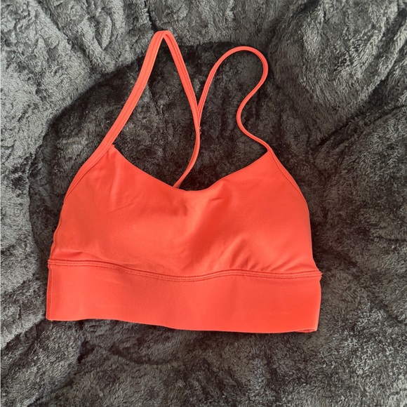 Lululemon Women's Coral Sports Bra Size 4 - Picture 1 of 4